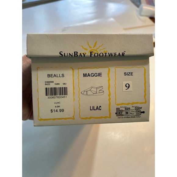 Women's Sunbay Footwear Maggie Size 9 Strappy Sandals Lilac - Picture 8 of 8